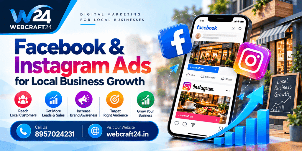 Facebook & Instagram Ads for Local Business | Webcraft24
